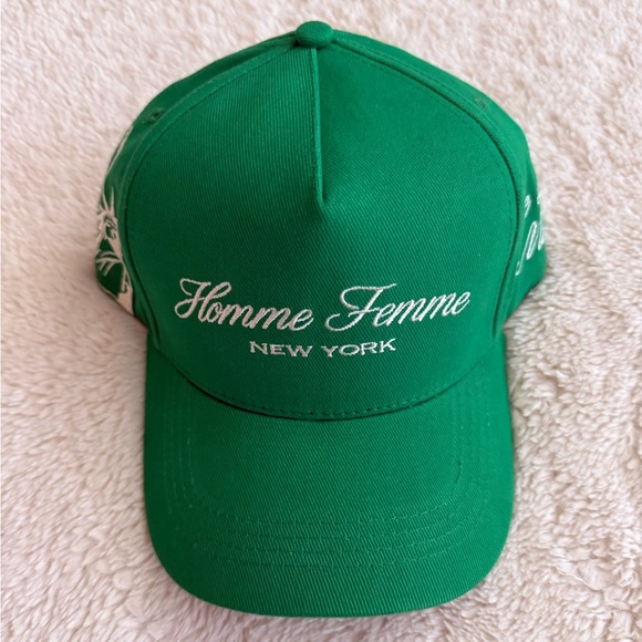 Homme Femme SnapBack Hat New York Green New